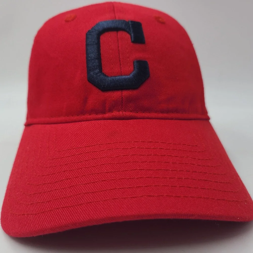 Women Cleveland Indians Hat Strapback New Era 9Forty Red Blue‎ MLB Baseball Logo